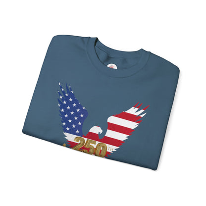250th Anniversary American Eagle Unisex Heavy Blend™ Patriotic Crewneck Sweatshirt