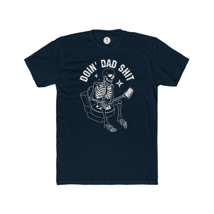 Doin' Dad Shit Skeleton Cotton Crew T-shirt