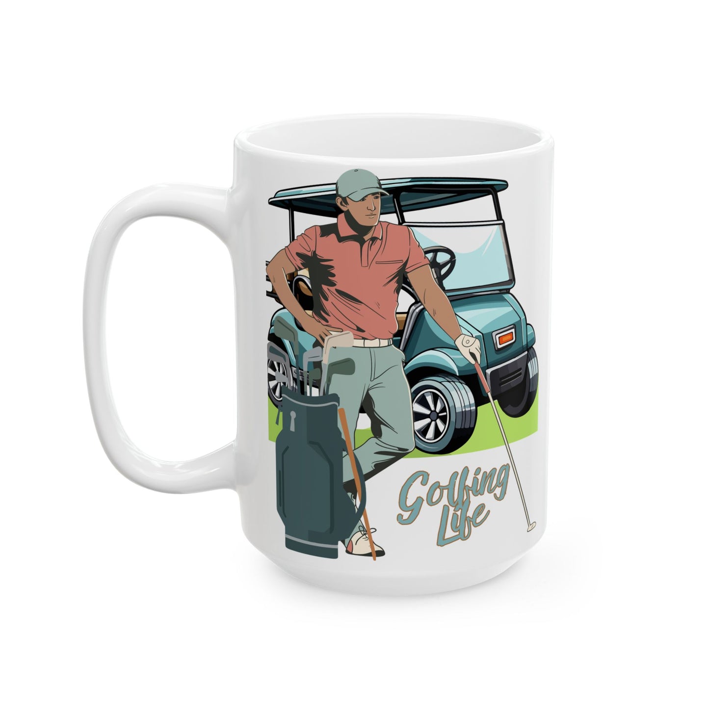 Golfing Life Coffee Mug -  15 oz