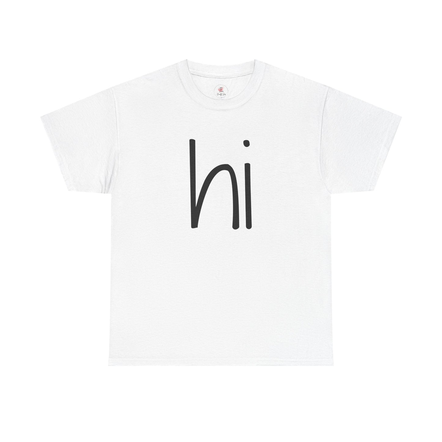 Minimalistic "HI T-shirt"