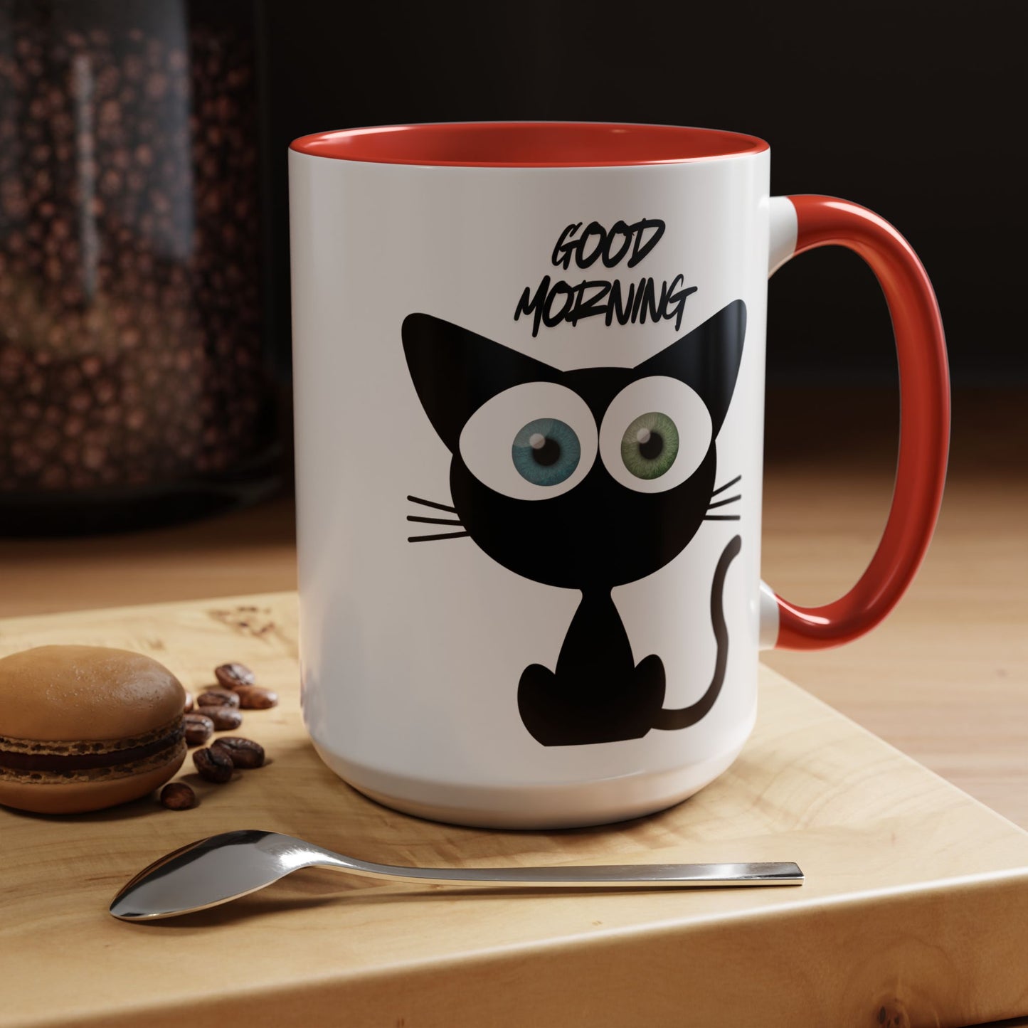 Cute Cat Good Morning Coffee Mug