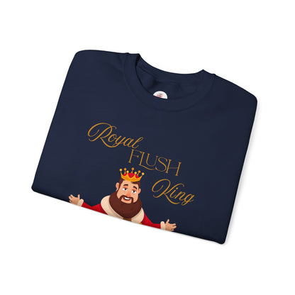 Crewneck Sweatshirt - Royal Flush King Sweat — With A Wink!
