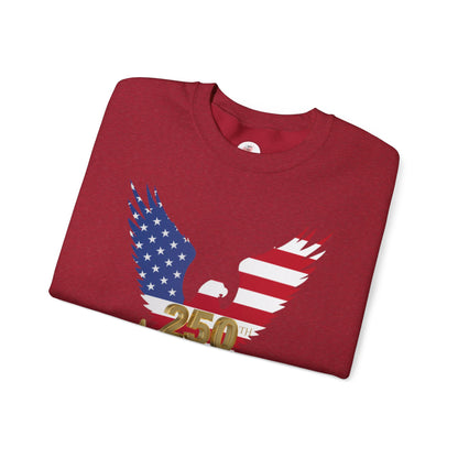 250th Anniversary American Eagle Unisex Heavy Blend™ Patriotic Crewneck Sweatshirt