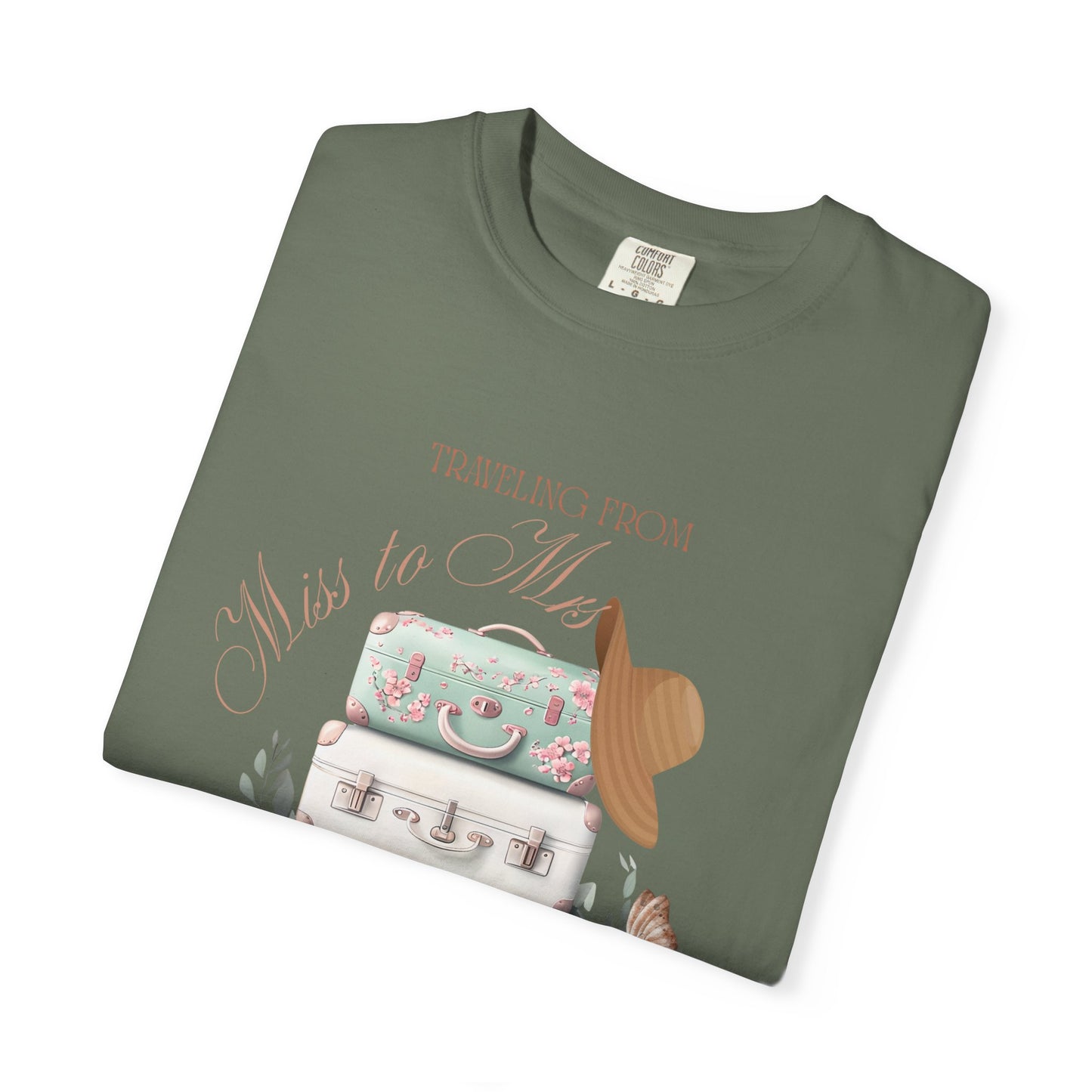 Traveling From Miss to Mrs Bridal T-shirt