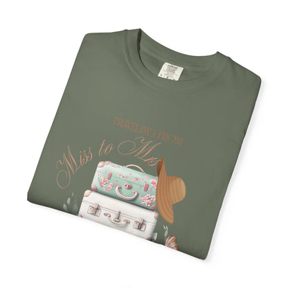 Traveling From Miss to Mrs Bridal T-shirt