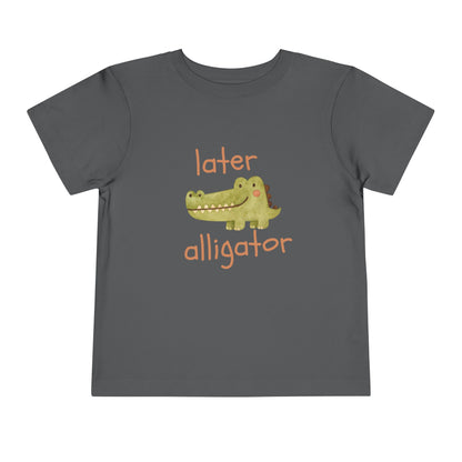 Later Alligator Toddler Tee — Cute Crocodile Graphic Shirt