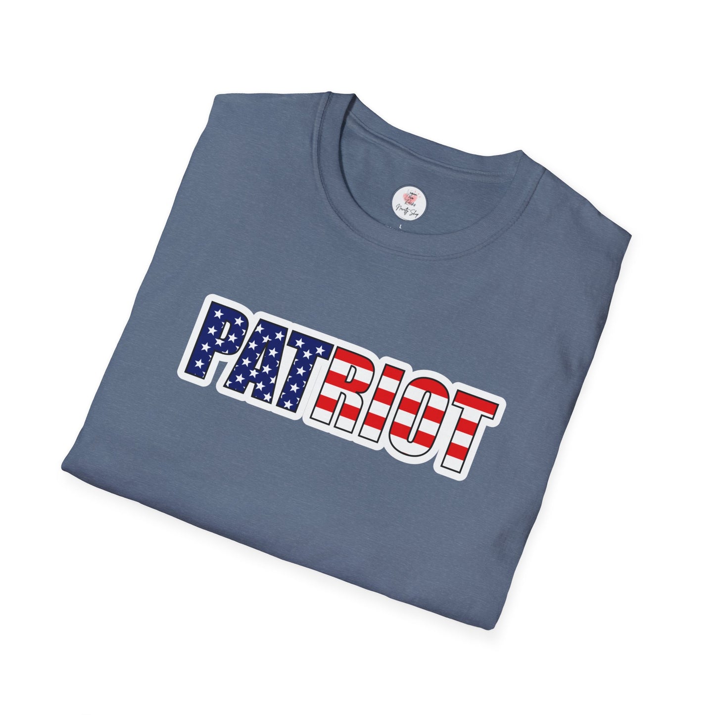 Patriot Flag Tee — "PATRIOT" American Flag Graphic T-Shirt