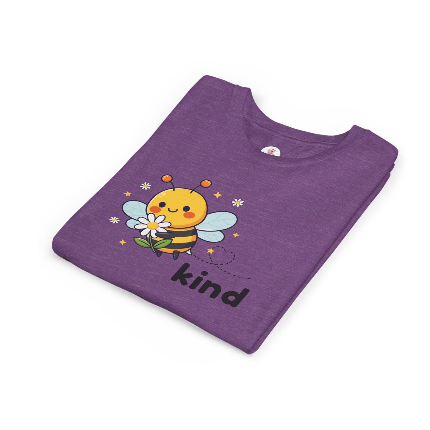 Kids Bee "Kind" T-Shirt — Cute Bumblebee Graphic Youth Tee