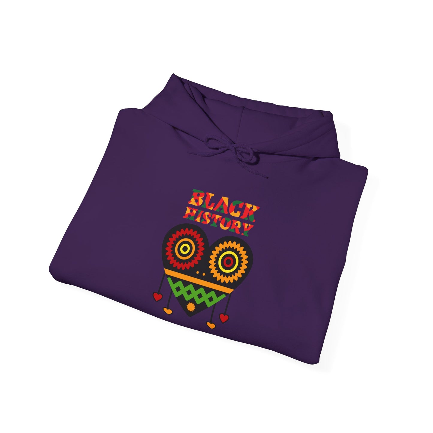 Black History Heart Hoodie —  Celebration Pullover