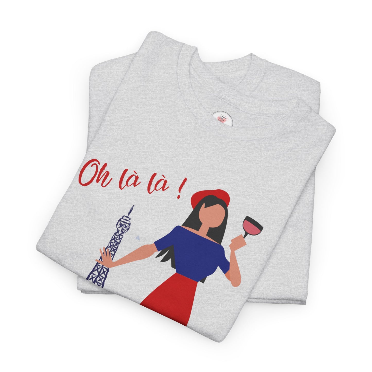 Parisian Wine & Eiffel T-Shirt — Oh La La! French Travel Tee