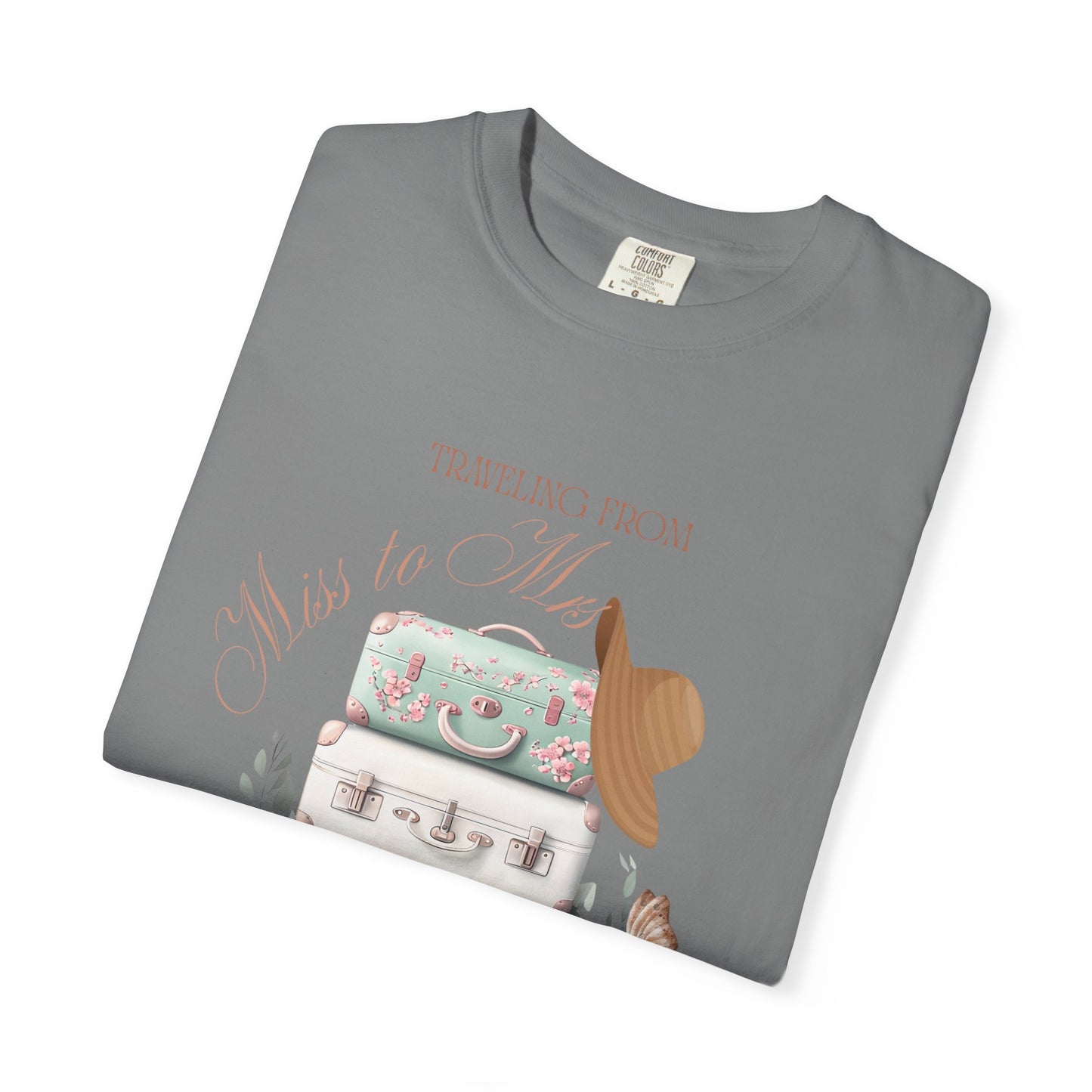 Traveling From Miss to Mrs Bridal T-shirt