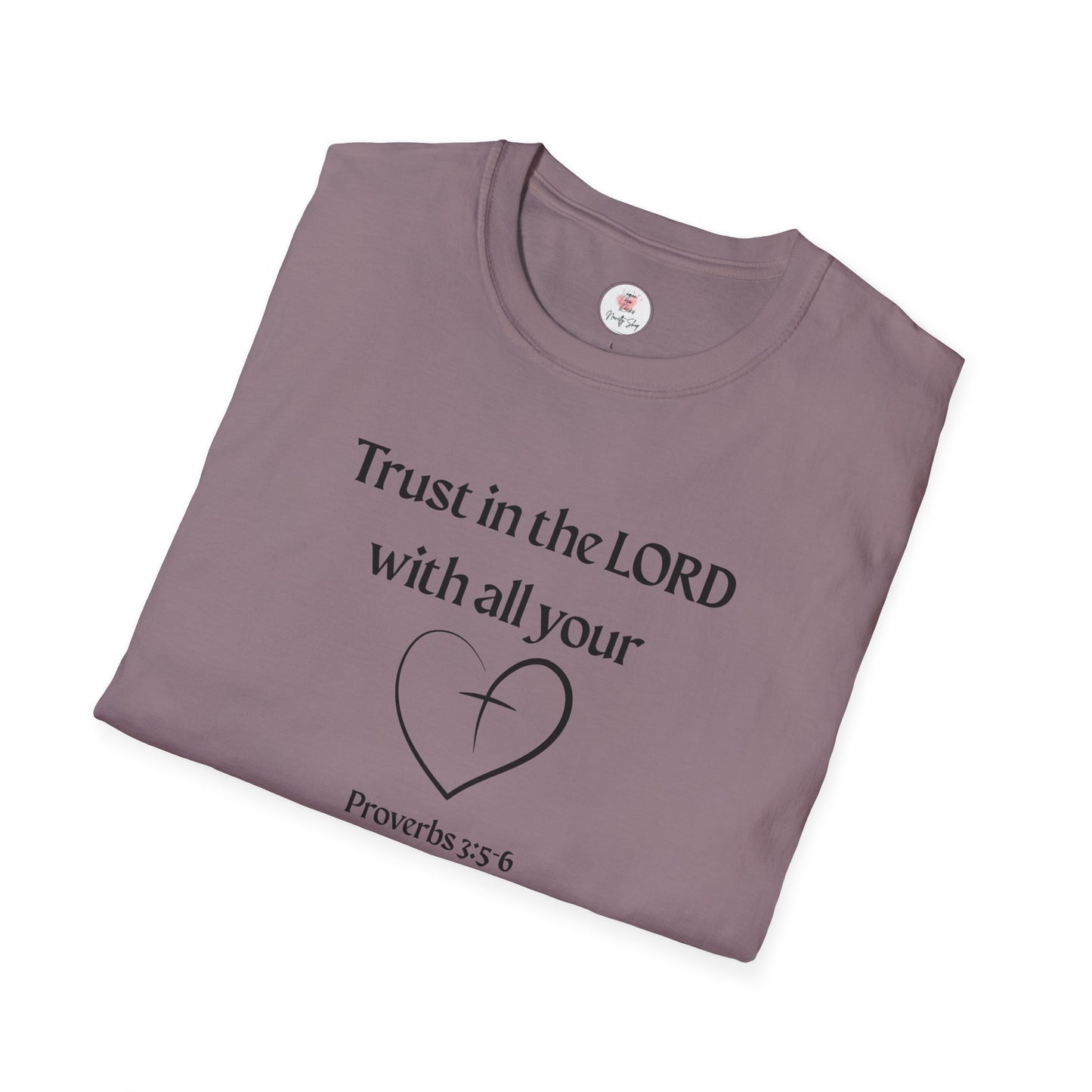 Trust in the LORD T-Shirt — Proverbs 3:5 Faith Tee