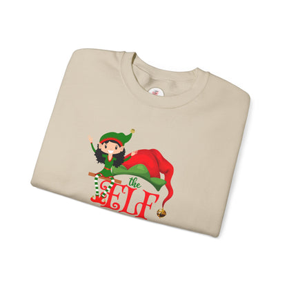 Holiday Crewneck Sweatshirt - 'The Elf Made Me Do It'