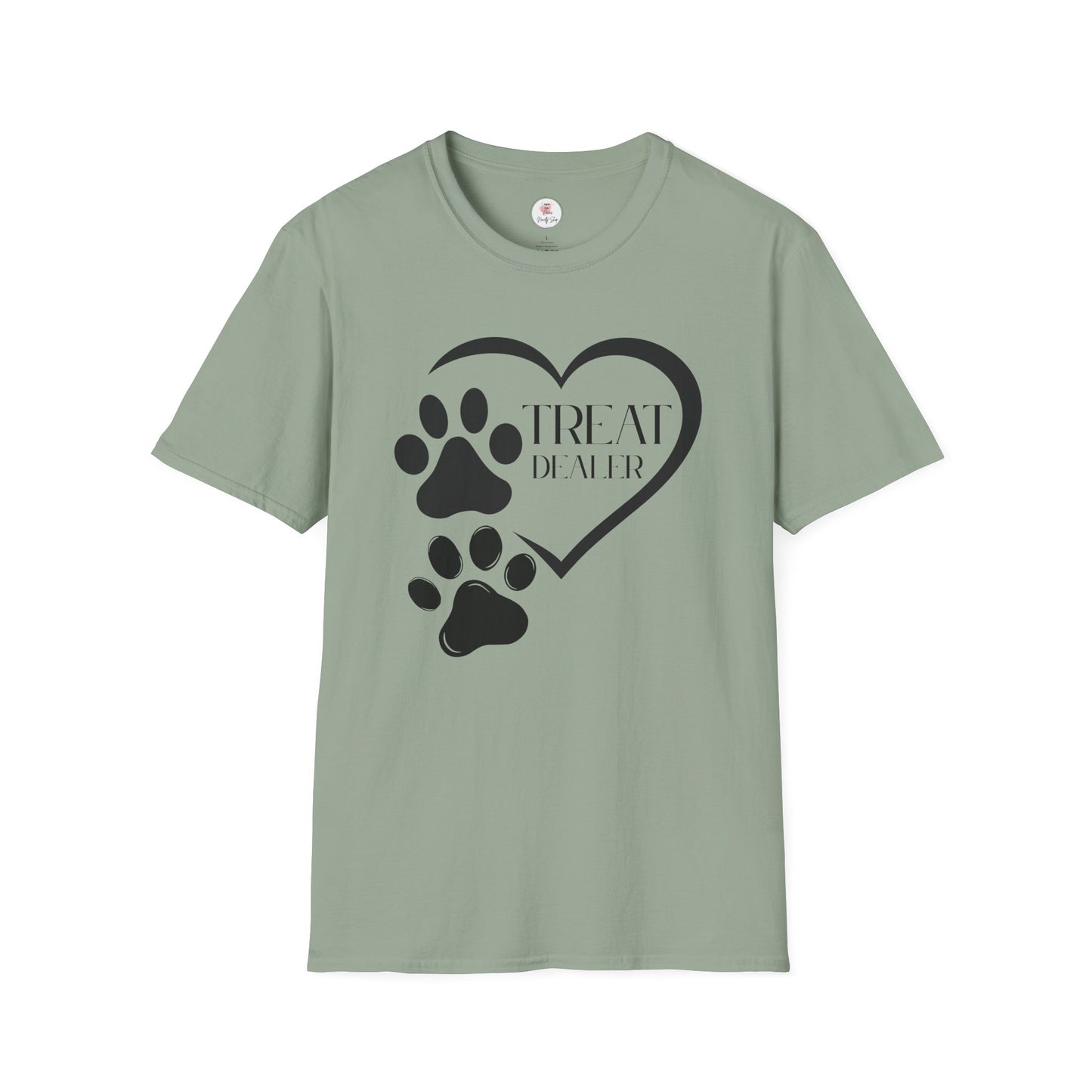 Dog Paw Heart Treat Dealer T-Shirt