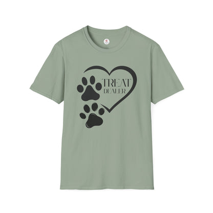 Dog Paw Heart Treat Dealer T-Shirt