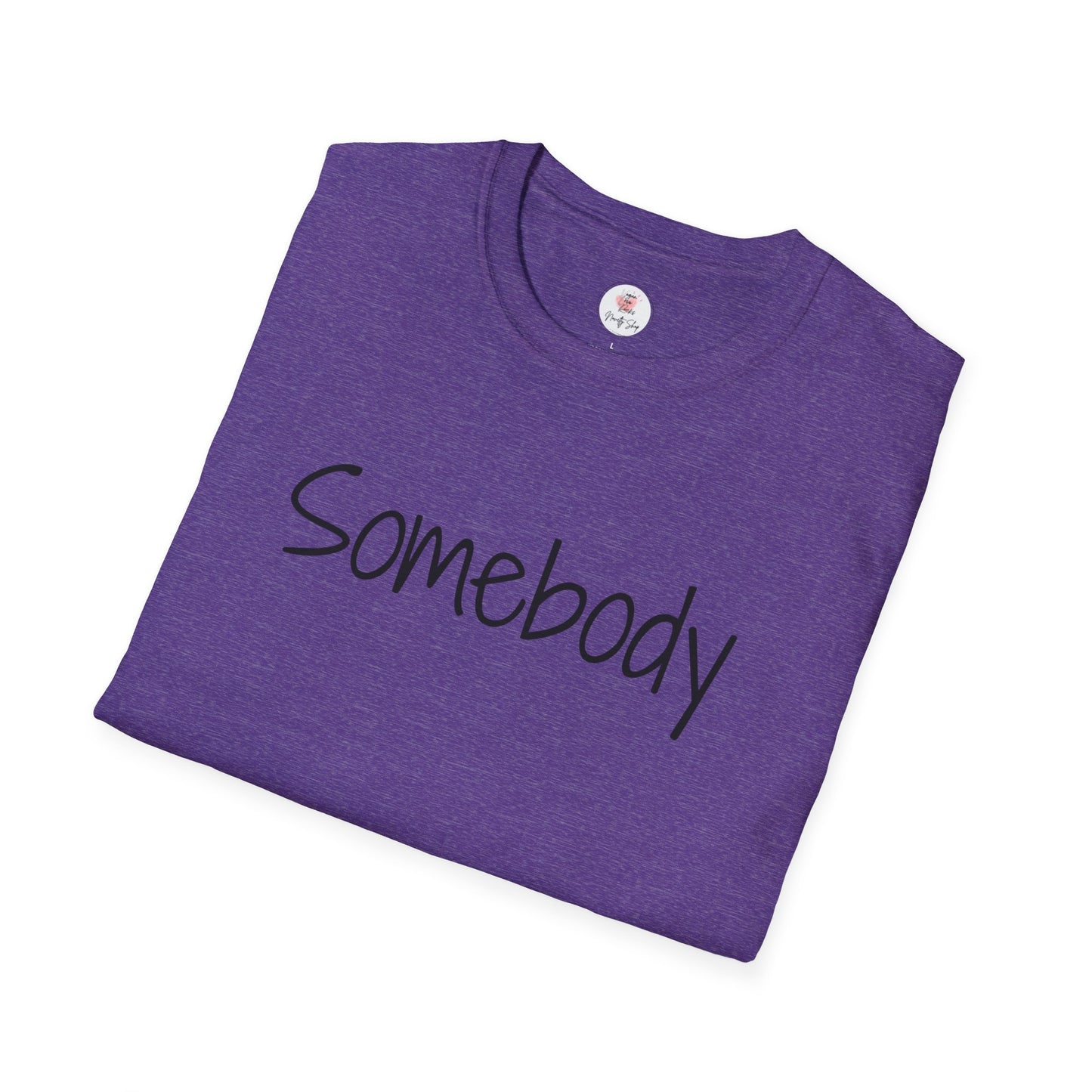 "Somebody" Graphic T‑Shirt — Minimal Script Tee
