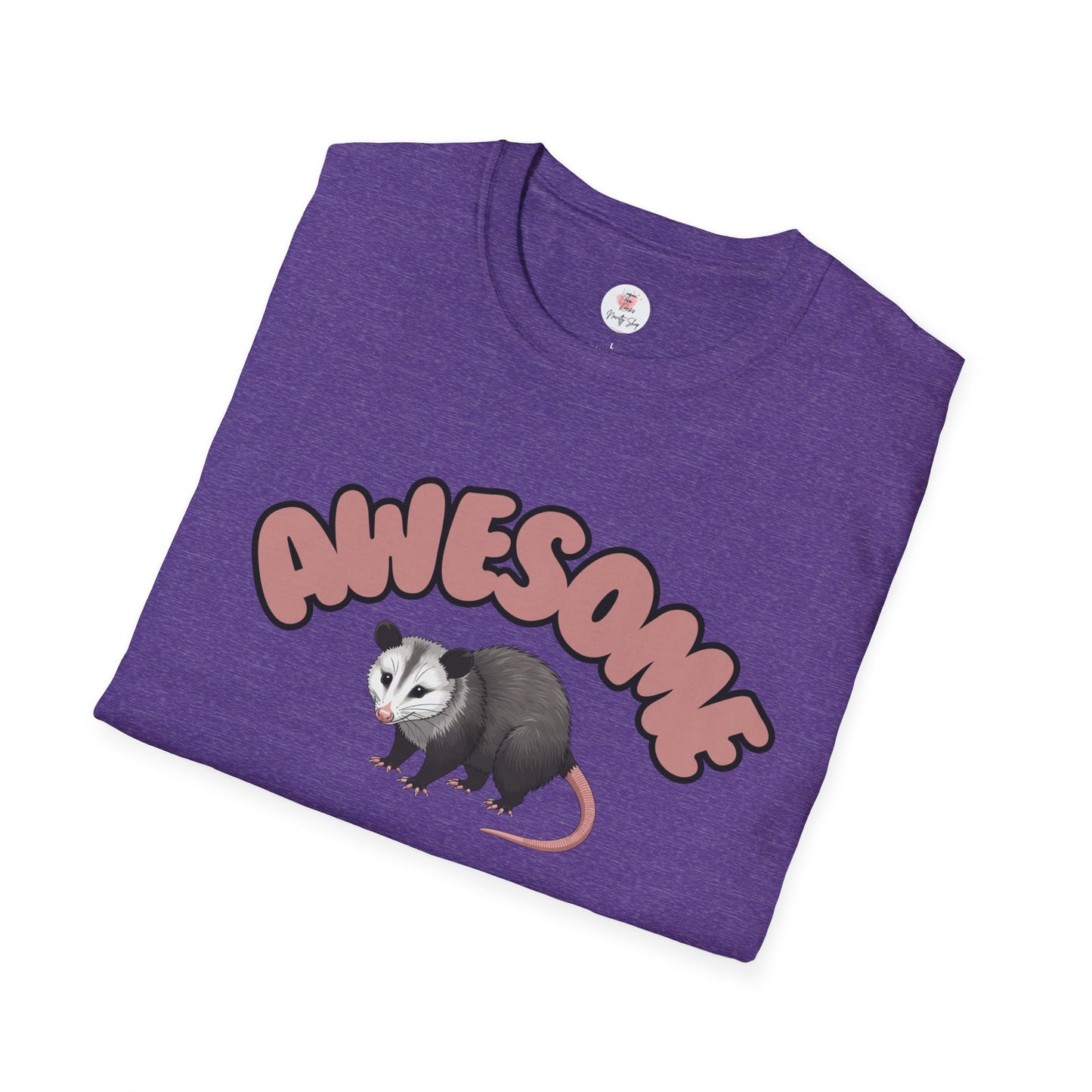 Awesome Opossum Retro Graphic T-Shirt — Cute Animal Lover Tee