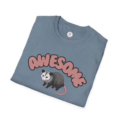 Awesome Opossum Retro Graphic T-Shirt — Cute Animal Lover Tee