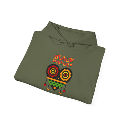 Black History Heart Hoodie —  Celebration Pullover