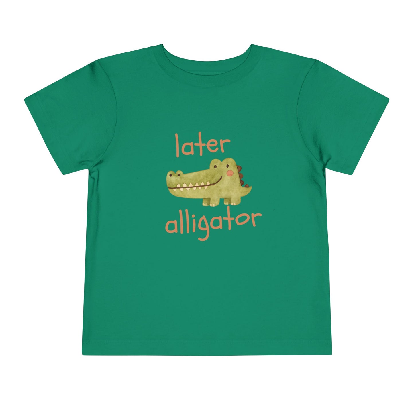 Later Alligator Toddler Tee — Cute Crocodile Graphic Shirt