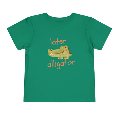 Later Alligator Toddler Tee — Cute Crocodile Graphic Shirt