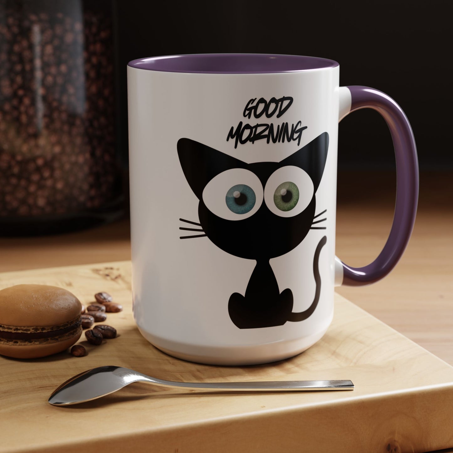 Cute Cat Good Morning Coffee Mug