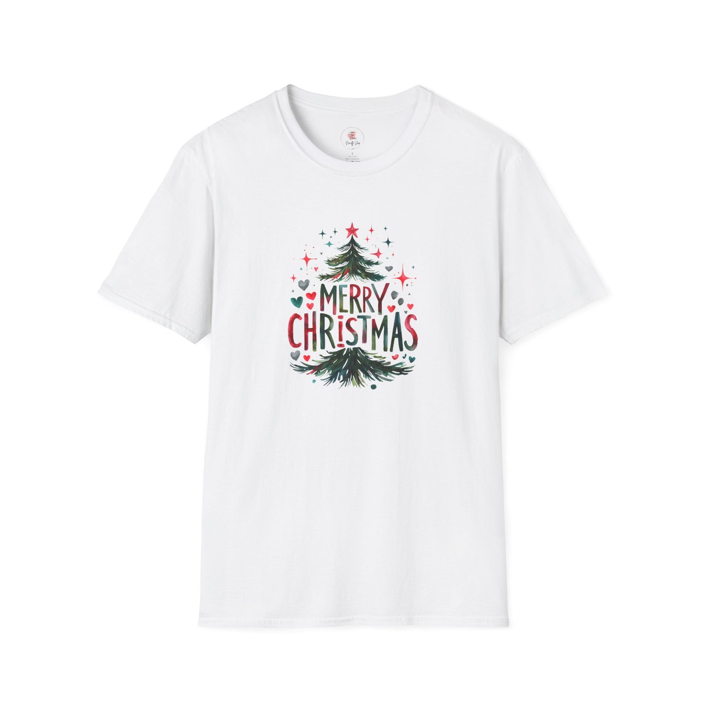 Merry Christmas Tree T-Shirt — Festive Holiday Tee