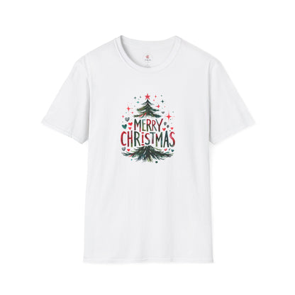 Merry Christmas Tree T-Shirt — Festive Holiday Tee