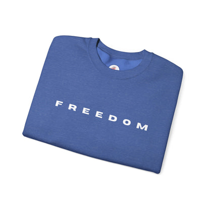 Freedom Crewneck Sweatshirt — "Well Done, My Good and Faithful Servant" Christian Pullover in Honor of Charlie Kirk