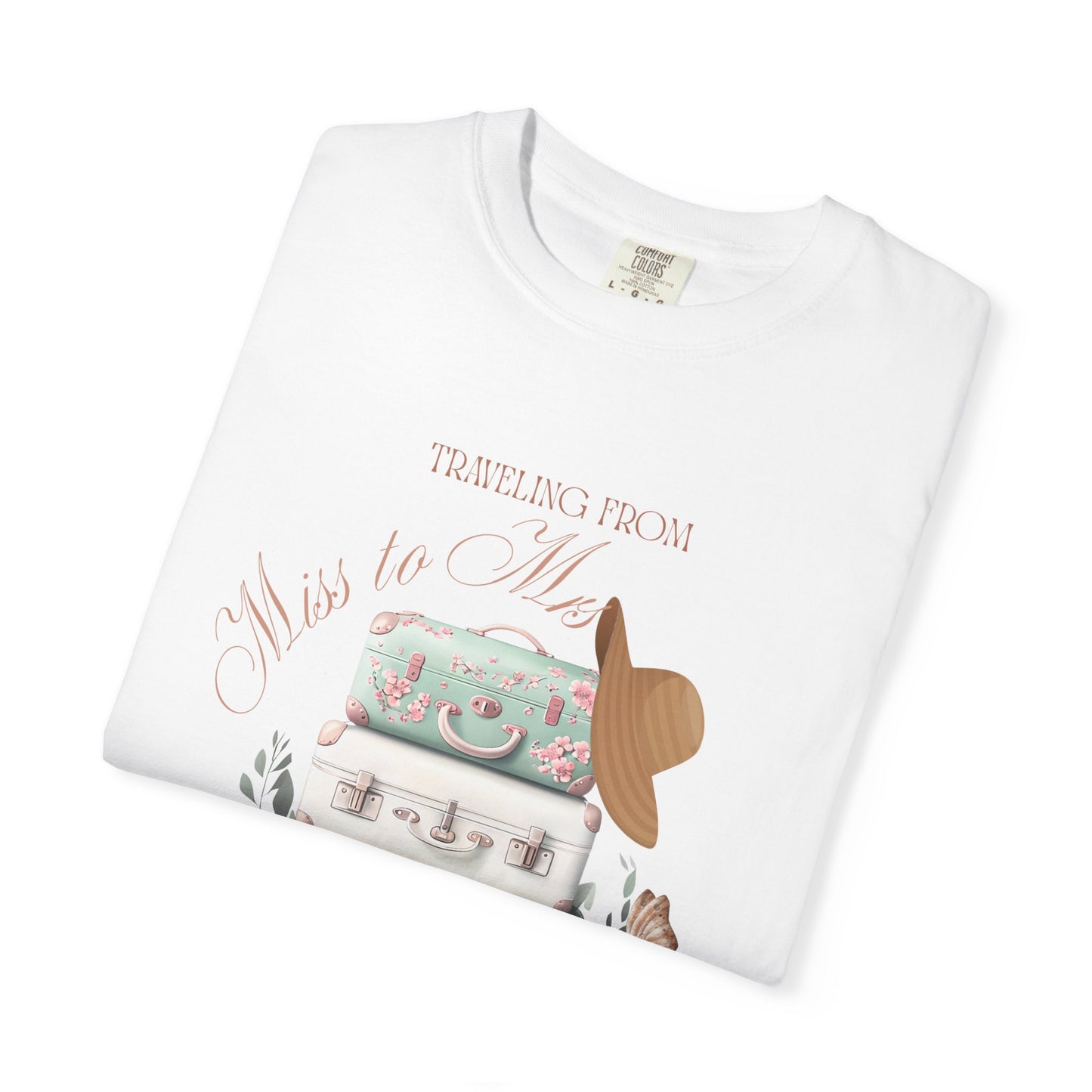 Traveling From Miss to Mrs Bridal T-shirt