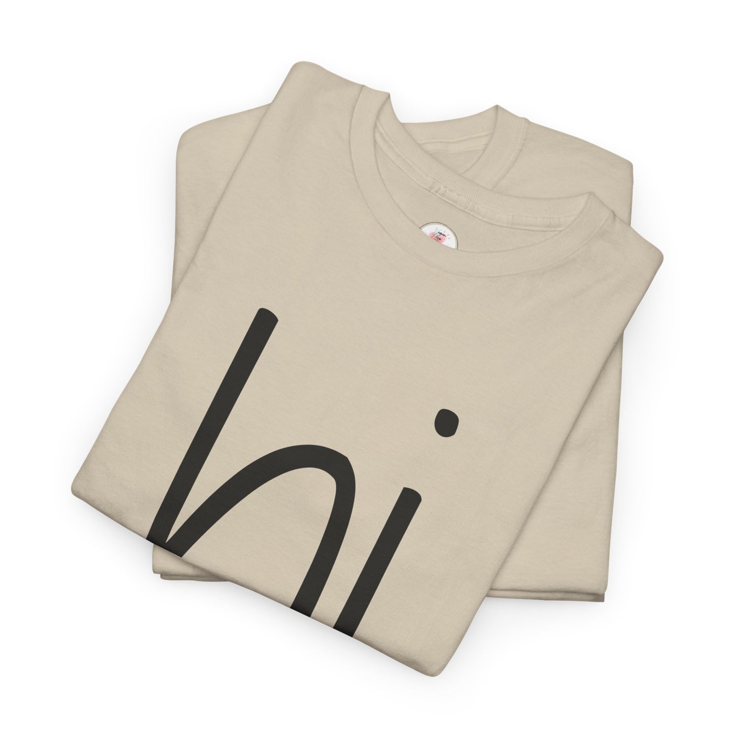 Minimalistic "HI T-shirt"