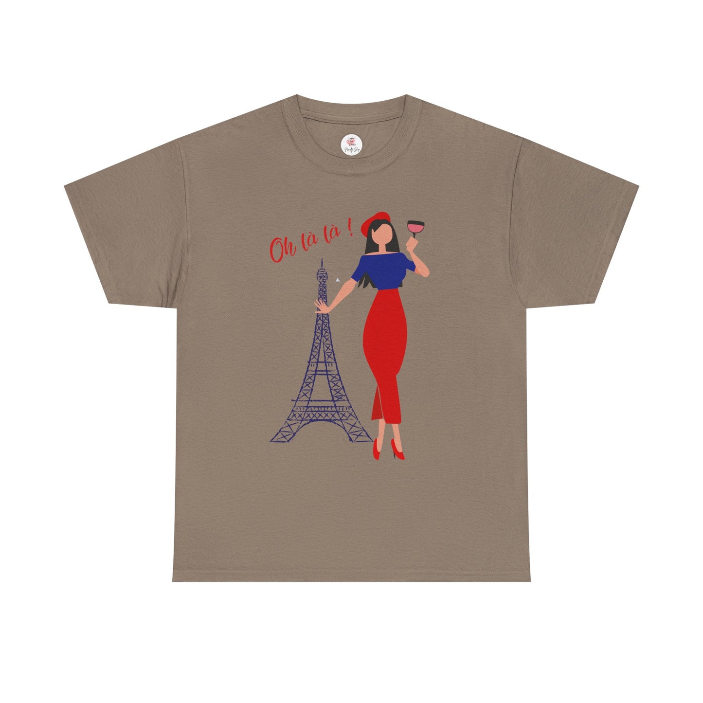 Parisian Wine & Eiffel T-Shirt — Oh La La! French Travel Tee