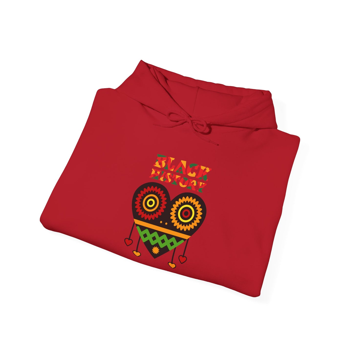Black History Heart Hoodie —  Celebration Pullover