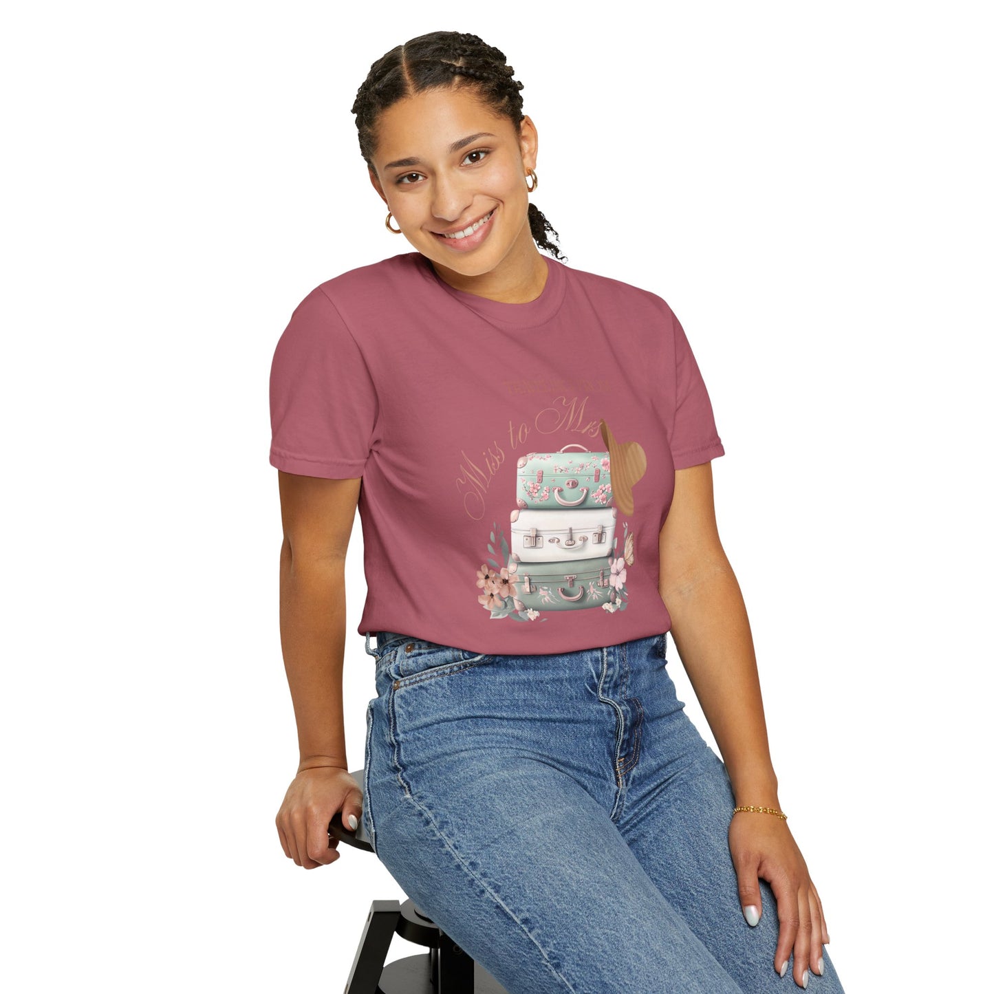 Traveling From Miss to Mrs Bridal T-shirt
