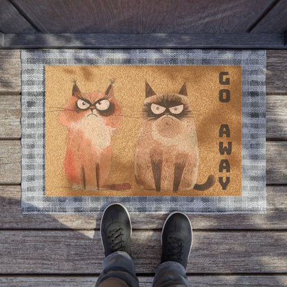 Go Away, Grumpy Cat Welcome Doormat