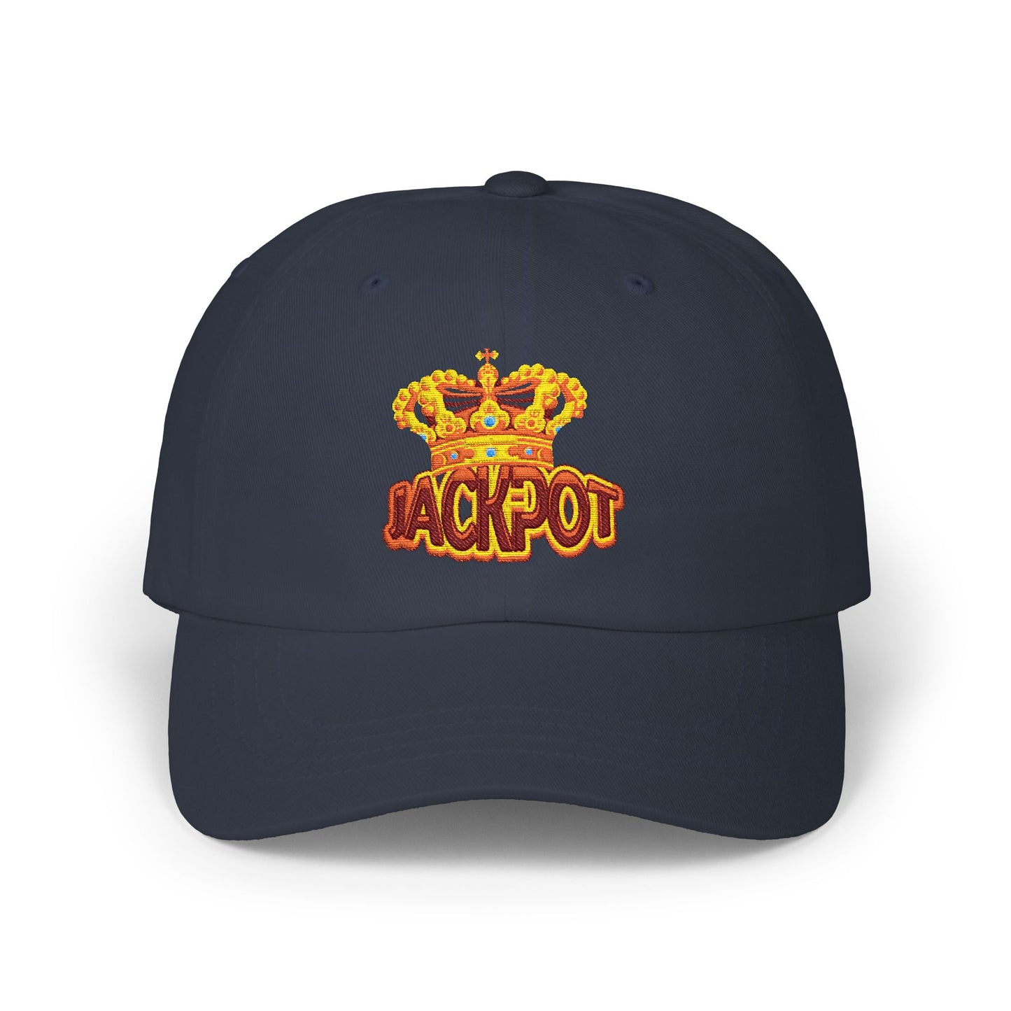 Dad Cap — 'Jackpot King' Crown Embroidery Baseball Hat