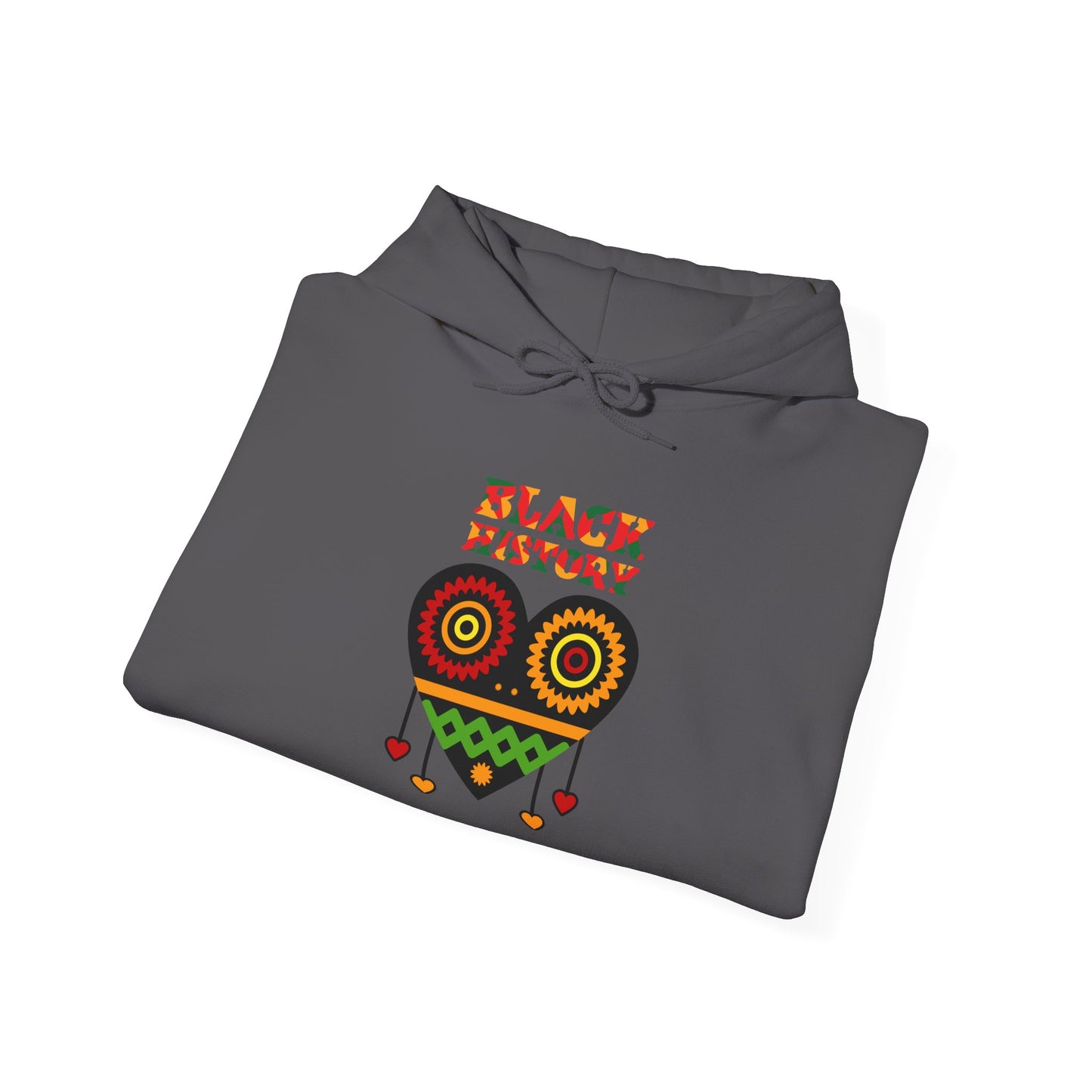 Black History Heart Hoodie —  Celebration Pullover