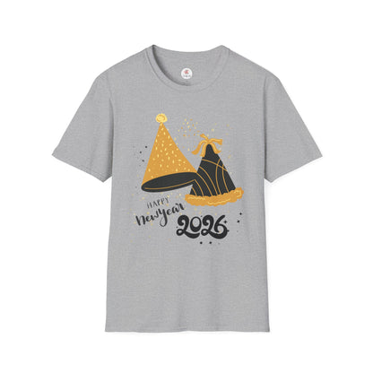 2026 New Year Party T-Shirt — "Happy New Year 2026" Celebration Tee