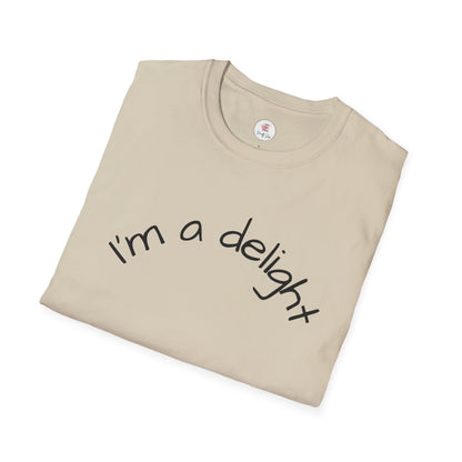 I'm a Delight T-Shirt — Cute Minimalist Positive Message Tee