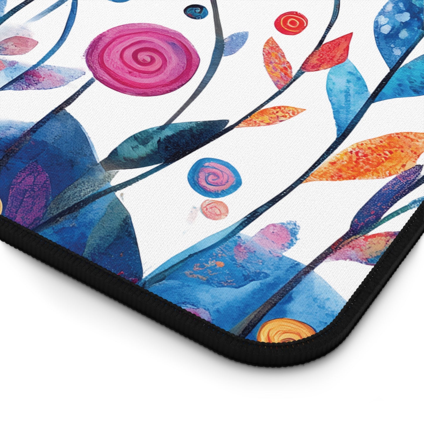 Colorful Floral Desk Mat