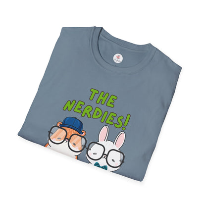 The Nerdies! Cute Animal Nerds Graphic T-Shirt