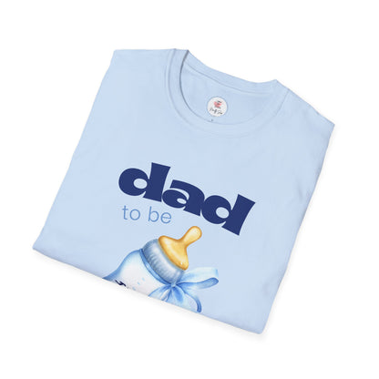 Dad-To-Be Baby Bottle Tee — New Dad Announcement Shirt
