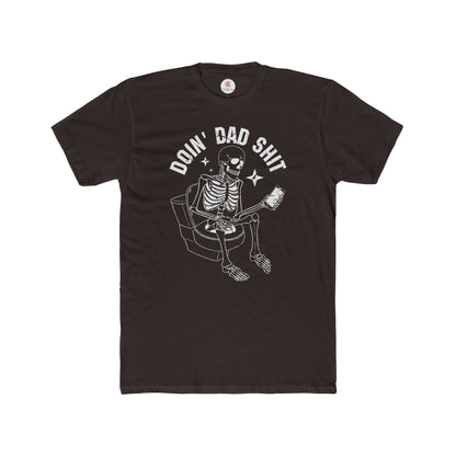 Doin' Dad Shit Skeleton Cotton Crew T-shirt