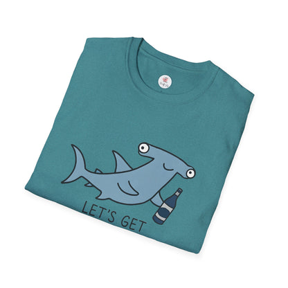Hammerhead Shark "Let’s Get Hammered" Graphic T-Shirt