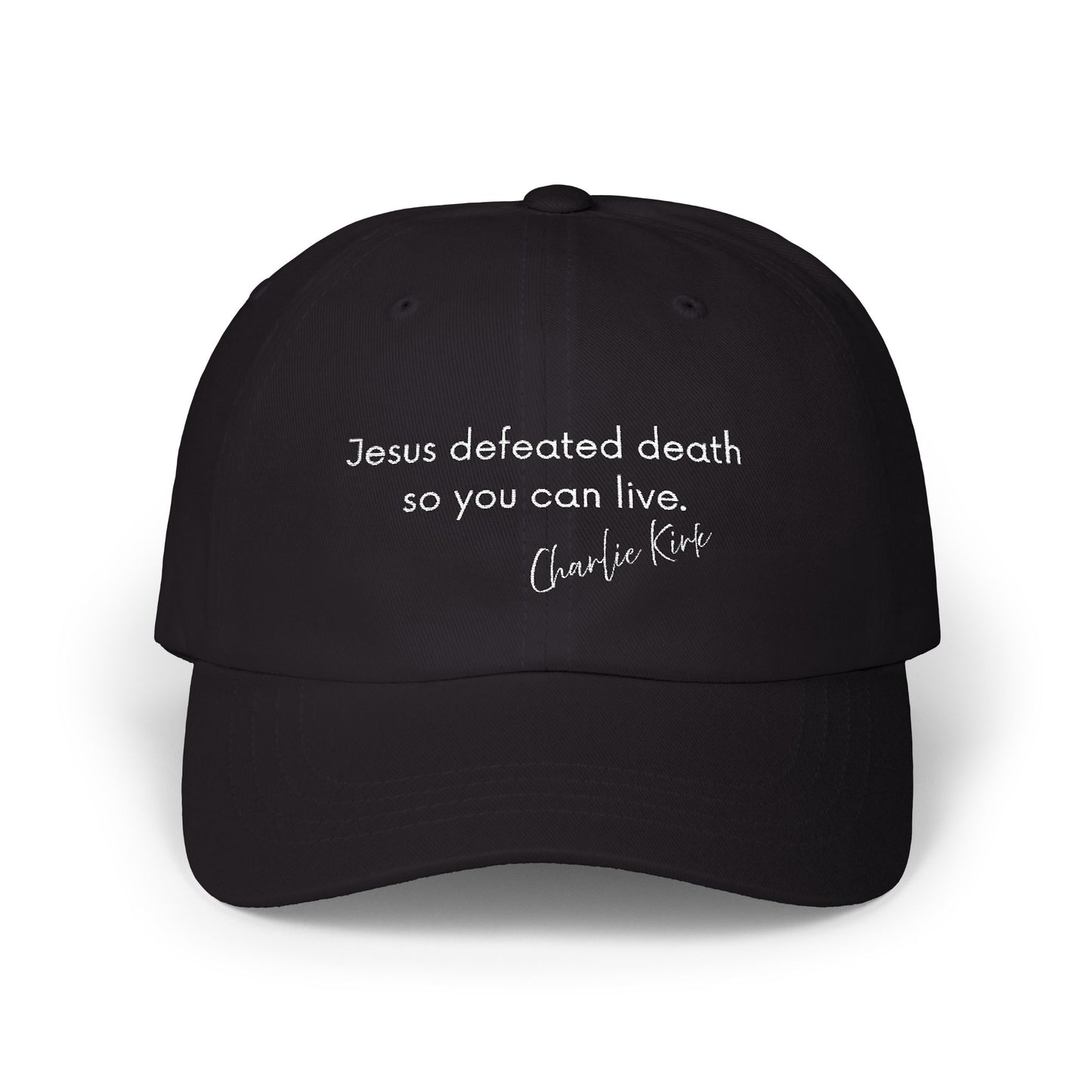 Jesus Defeated Death So You Can Live Classic Cap