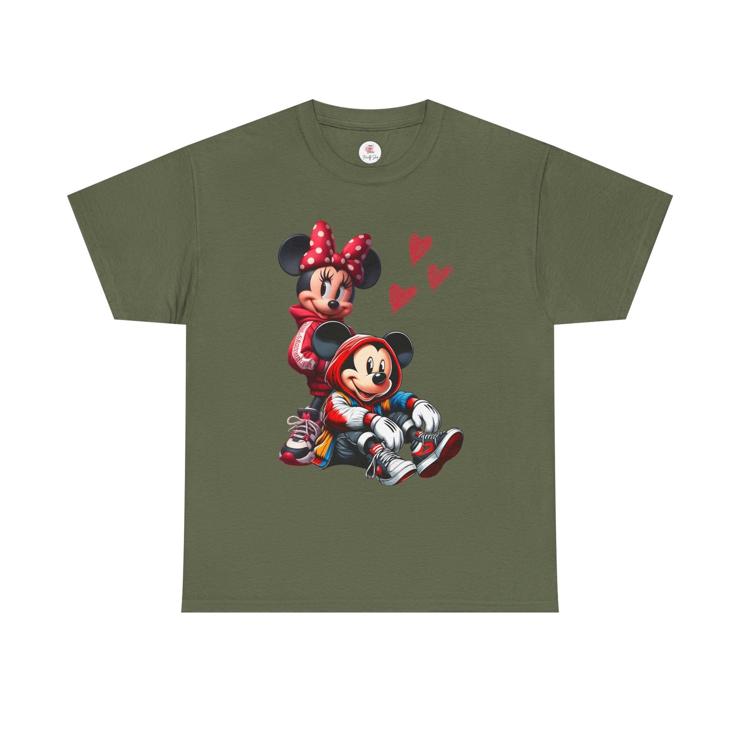 Mickey & Minnie Hearts T-Shirt, Disney Couples Shirt