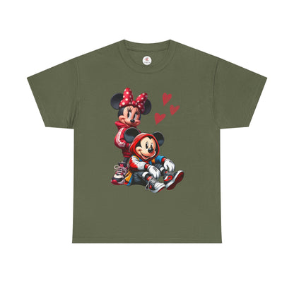 Mickey & Minnie Hearts T-Shirt, Disney Couples Shirt