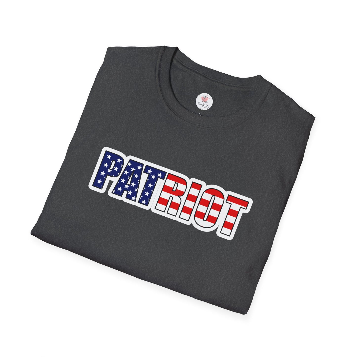 Patriot Flag Tee — "PATRIOT" American Flag Graphic T-Shirt
