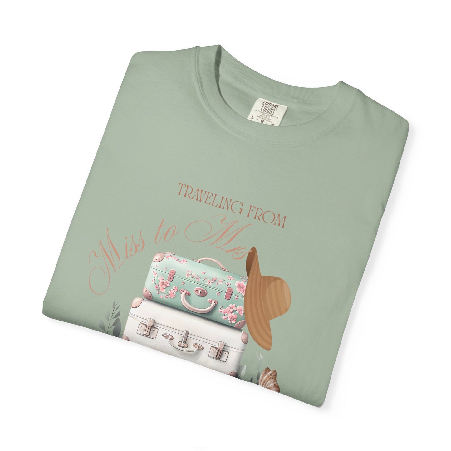 Traveling From Miss to Mrs Bridal T-shirt