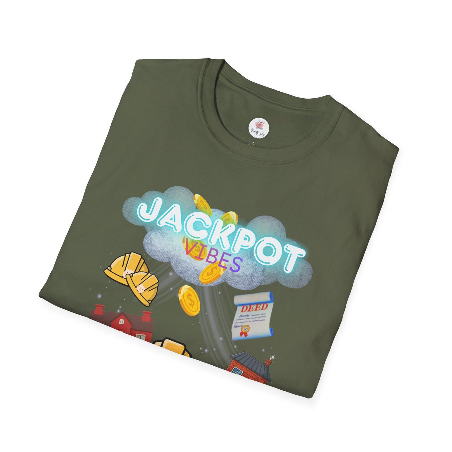Jackpot Vibes T-Shirt — Huff-Puff and Blow a Win